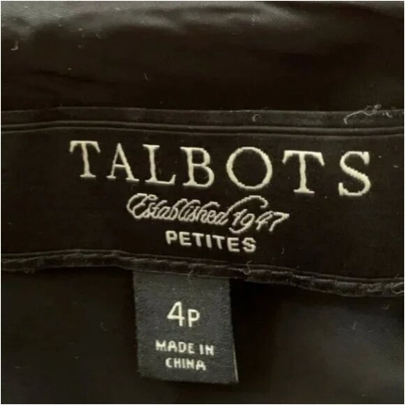 Talbots Red and Black Plaid Wool Alpaca Blend Pencil Skirt Size 4P - Picture 6 of 8